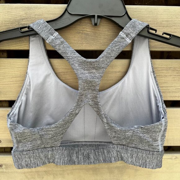 ATHLETA Heathered Gray Sports Bra, Size Small EUC - Picture 2 of 3